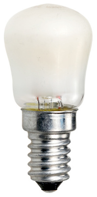 25P1/FR/E14, Лампа  25Вт, миниатюрная матовая, цоколь E14