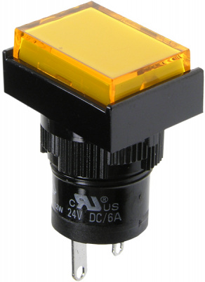 D16PLT1-000HY, индикатор светодиодный желтый 6В