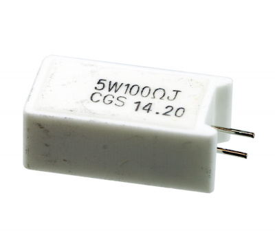 1623788-1, SQM 5W 100R 5% (WIRE)  Power Resistor