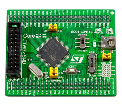 Core103V, Отладочная плата на базе STM32F103VET6 (Cortex-M3), I/O, JTAG/SWD