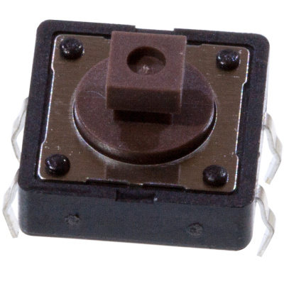 DTS-24N-V, кнопка тактовая 12x12 H-7.3 160gf
