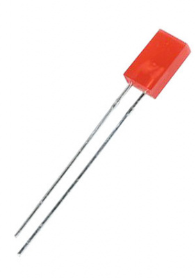 L-513IDT, Светодиод прямоугольный красный 110  2.5х5х8.5мм 5мКд 625нМ