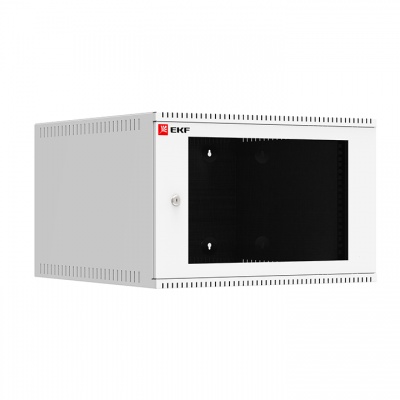 Шкаф телекоммуникационный настенный 6U (600х650) дверь стекло, Astra A серия EKF Basic