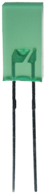 L-383GDT, светодиод зеленый 2.5х5мм 4мКд
