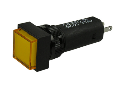 ADP16F4-0S0-E1TY, индикатор светодиодный желтый 220В/3А