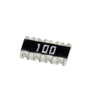 CAT16-100J4LF, 4х10 Ом ЧИП-резисторная сборка