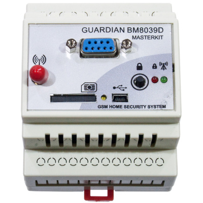 BM 8039D, Интеллектуальное управляющее и охранное уст-во - GSM модуль на DIN-рейку