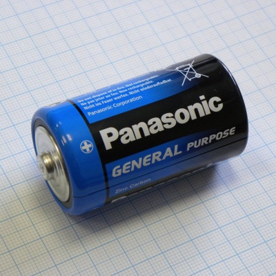Батарея R20 (373)   Panasonic