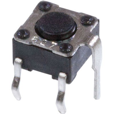 KAN0621-0431B010 (аналог 0643GHIM-130G-G), кнопка тактовая 6х6 h=4.3мм (аналог TS-A1PG-130 DTS-61N S