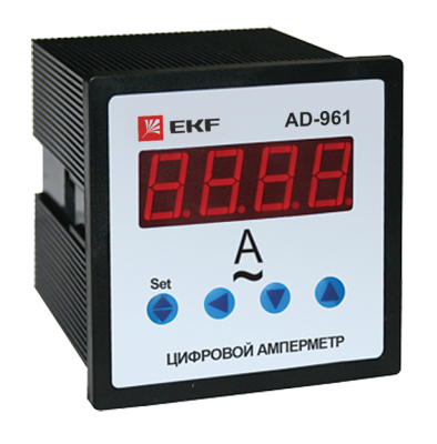 Амперметр AD-961 цифровой на панель (96х96) однофазный EKF  PROxima