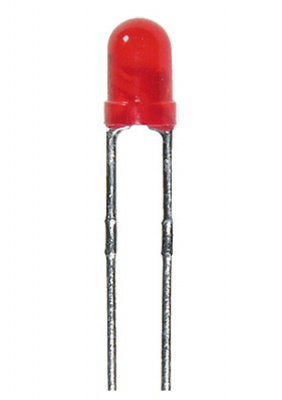 L-934SRD-J4, светодиод красный d=3мм 900мКд (аналог для L-934SRD-H)