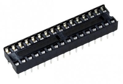SCS-32, DIP панель 32 контакта  узкая