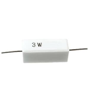 SQP-3 Вт 47 Ом, 5pct, Резистор проволочный мощный (цементный)