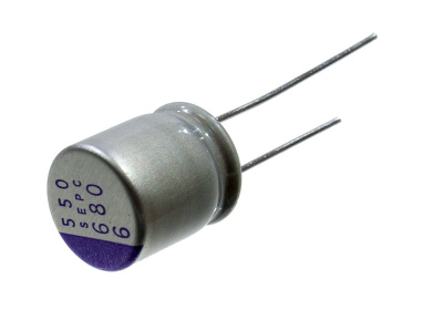 6SEPC680M, электролит. конденсатор 680мкФ 6.3 В -55+105гр 10х13 5000ч