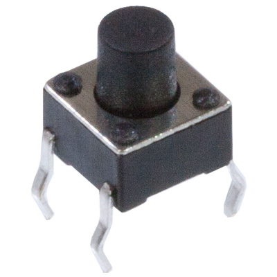 KAN0611-0701D GP (аналог 0670HIM-130G-G), кнопка тактовая 6х6 h=7мм (аналог TS-A3PS-130 SWT6)