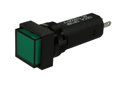 ADP16F4-0S0-E1TG, индикатор светодиодный зеленый 220В/3А