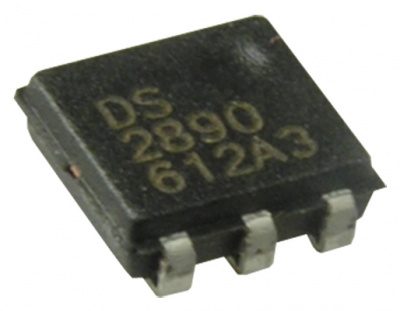 DS2890P-000, цифровой потенциометр 100кОм Ind TSOC-6