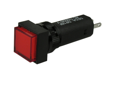 ADP16F4-0S0-E1TR, индикатор светодиодный красный 220В/3А