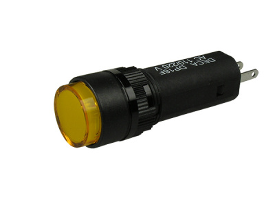 ADP16F4-0R0-E1TY, индикатор светодиодный желтый 220В/3А