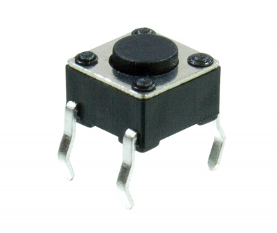 L-KLS7-TS6601-4.3-180, кнопка тактовая 6х6 h=4.3мм (аналог 0643HIM TS-A1PS)